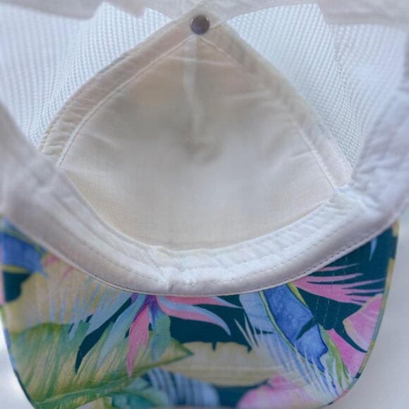 Billabong Womens Tropical Print Trucker Hat w/ Adjustable Snapback & Mesh Panels - Picture 7 of 9